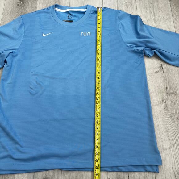 Nike Run Men’s Long Sleeve Shirt Size XXLarge Blue NWT - Picture 5 of 7